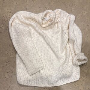 Babaton Cozy Cream Knit Sweater